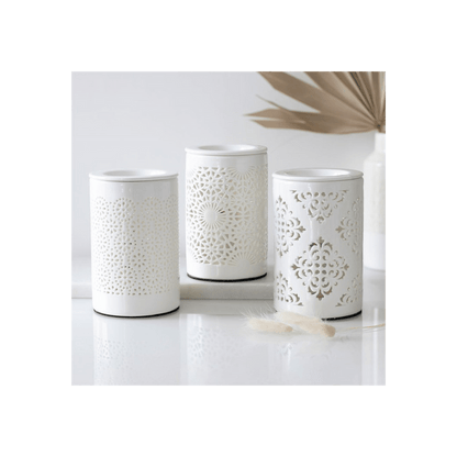 Damask Cut Out Electric Oil Burner - DuvetDay.co.uk