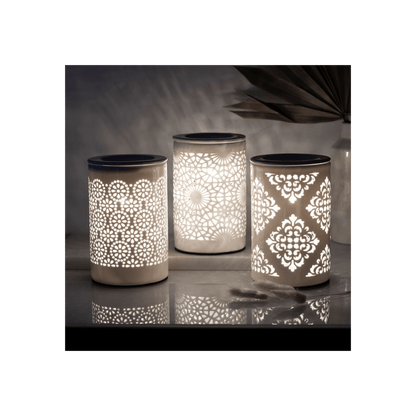 Damask Cut Out Electric Oil Burner - DuvetDay.co.uk