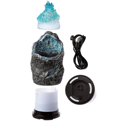 Dark Legends Ultrasonic Misting Colour Changing Aroma Diffuser USB - Crystal Cave