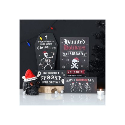 Dead Inside Coffin Plaque - DuvetDay.co.uk