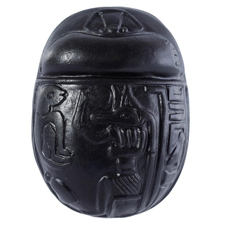 Decorative Black Egyptian Scarab Ornament - DuvetDay.co.uk