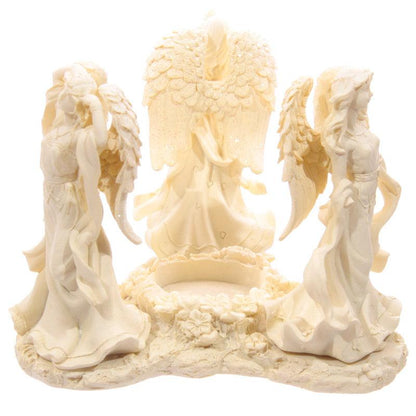 Decorative Cream Angel Design Oil and Wax Burner - DuvetDay.co.uk