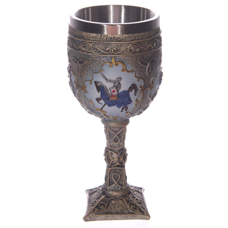 Decorative Fantasy Knight Goblet - DuvetDay.co.uk