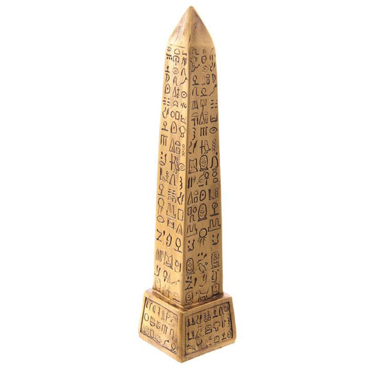 Decorative Gold Egyptian Obelisk Ornament - DuvetDay.co.uk