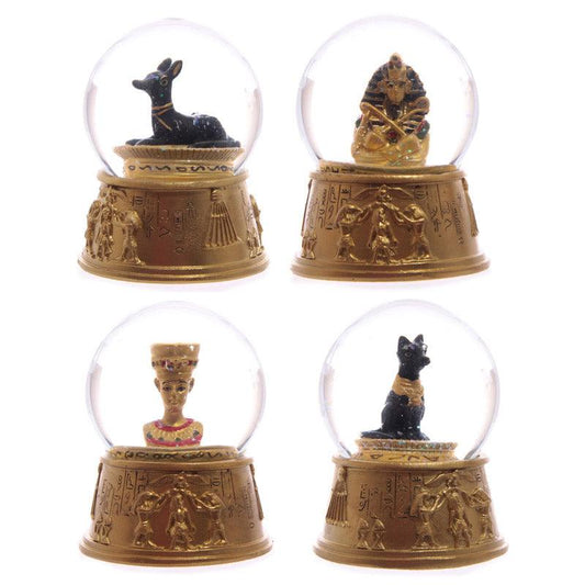 Decorative Gold Egyptian Waterball Snow Globe - DuvetDay.co.uk