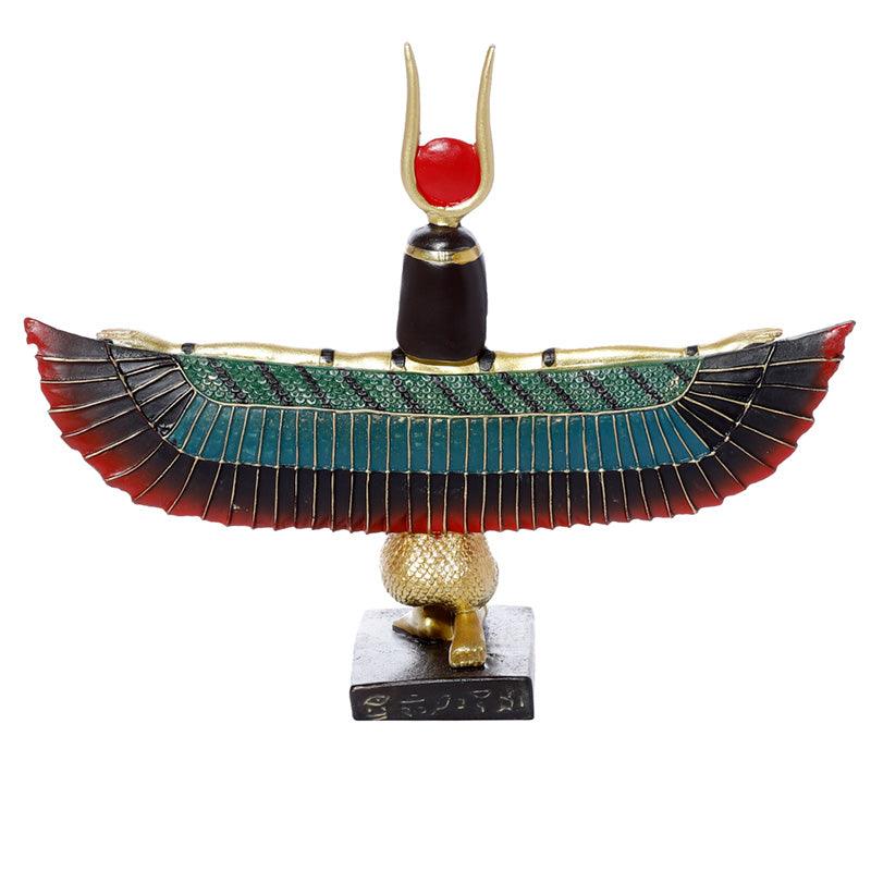 Decorative Gold Egyptian Winged Isis Figurine - DuvetDay.co.uk
