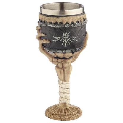 Decorative Gothic Skeleton Arm Goblet - DuvetDay.co.uk