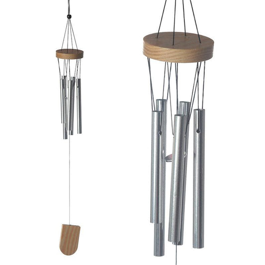 Decorative Metal Garden Wind Chime 37cm - DuvetDay.co.uk