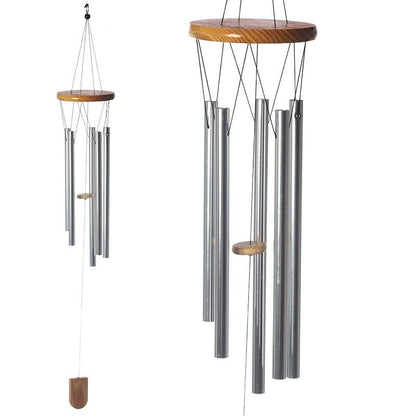 Decorative Metal Garden Wind Chime 88cm - DuvetDay.co.uk