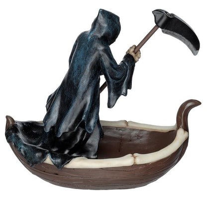 Decorative Ornament - The Reaper Ferryman of Death with Scythe - DuvetDay.co.uk