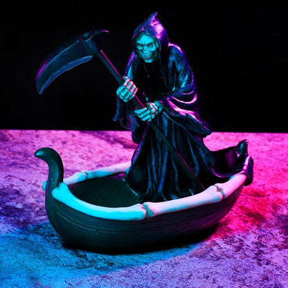 Decorative Ornament - The Reaper Ferryman of Death with Scythe - DuvetDay.co.uk