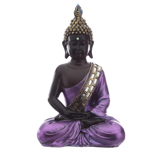 Decorative Purple and Black Buddha - Contemplation - DuvetDay.co.uk