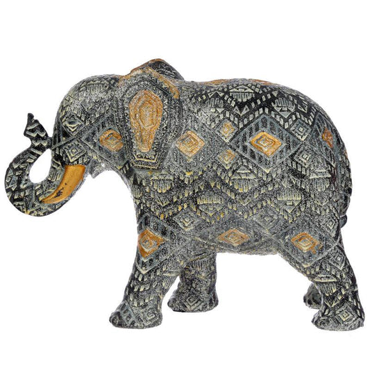 Decorative Thai Geometric Medium Elephant - DuvetDay.co.uk