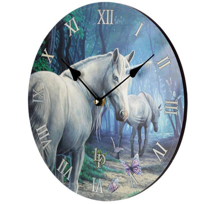 Decorative Unicorn The Journey Home Lisa Parker Wall Clock