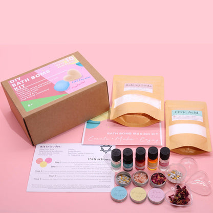 DIY Bath Bomb Kit - Alloy & Satin - DuvetDay.co.uk
