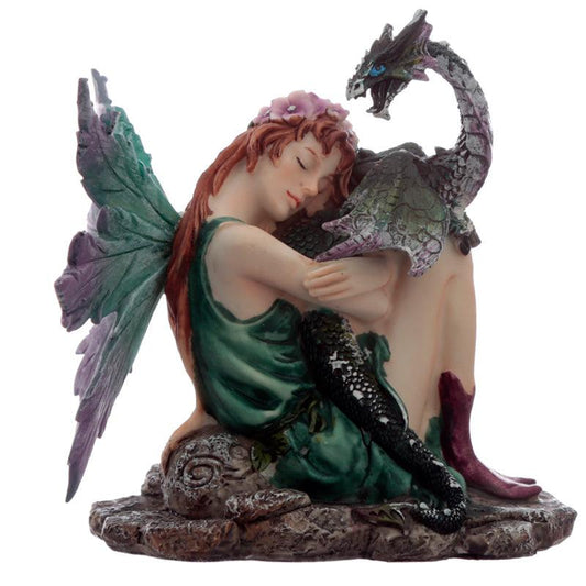 Dragon Whispers Spirit of the Forest Fairy Figurine - DuvetDay.co.uk