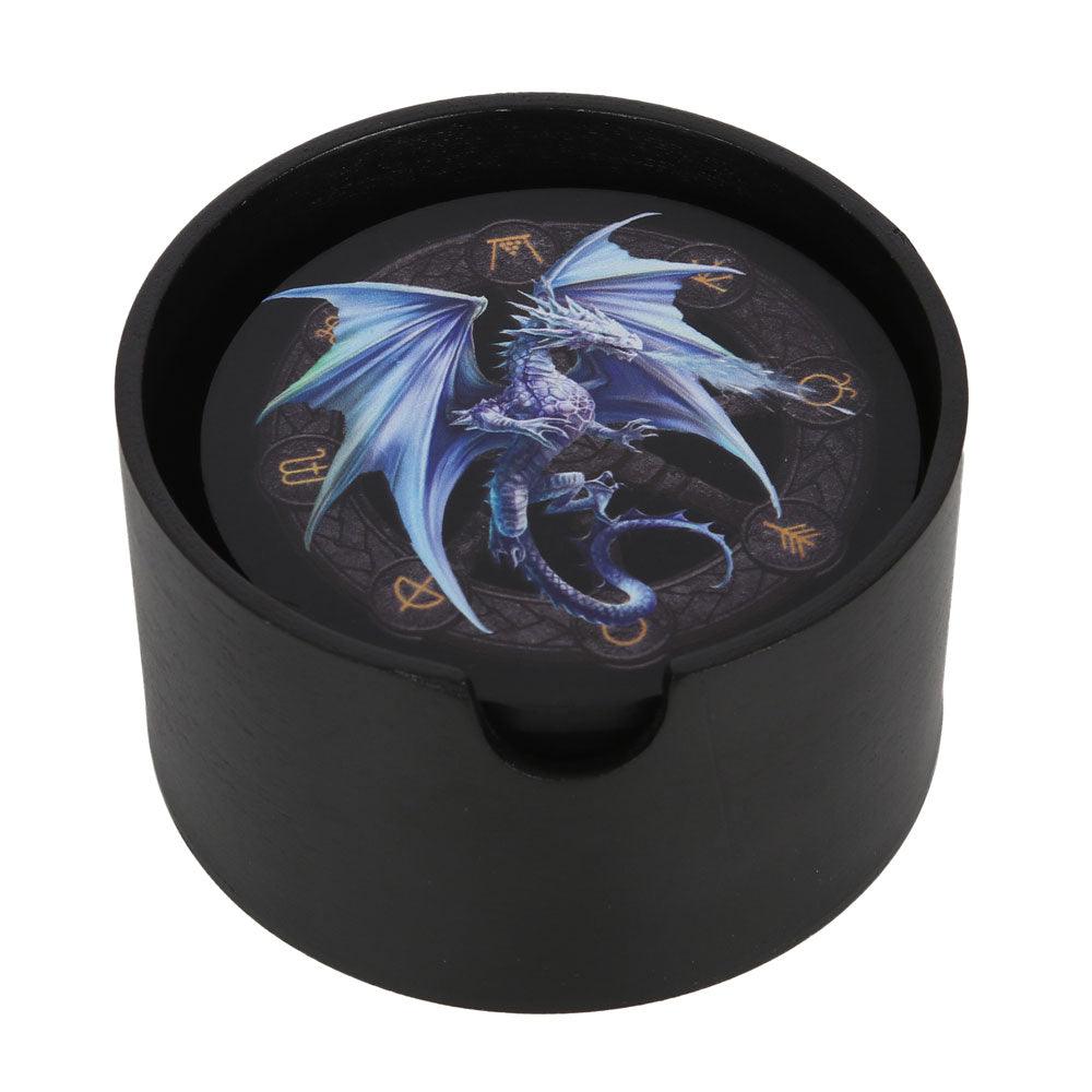 Dragons of the Sabbats Coaster Set by Anne Stokes - DuvetDay.co.uk