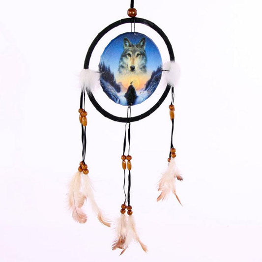 Dreamcatcher (Small) - Cosmic Wolf - DuvetDay.co.uk