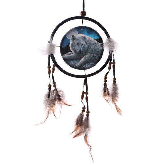 Dreamcatcher (Small) - Lisa Parker Guardian of the North Wolf