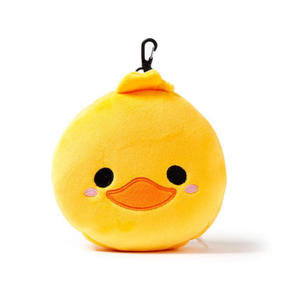 Duck Relaxeazzz Plush Round Travel Pillow & Eye Mask Set - DuvetDay.co.uk
