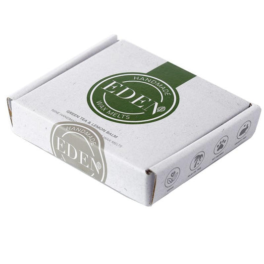Eden Handmade Soya Wax Melt Set of 9 - Green Tea & Lemon Balsam - DuvetDay.co.uk