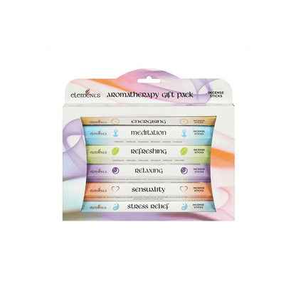 Elements Aromatherapy Fragrances Incense Stick Gift Pack - DuvetDay.co.uk