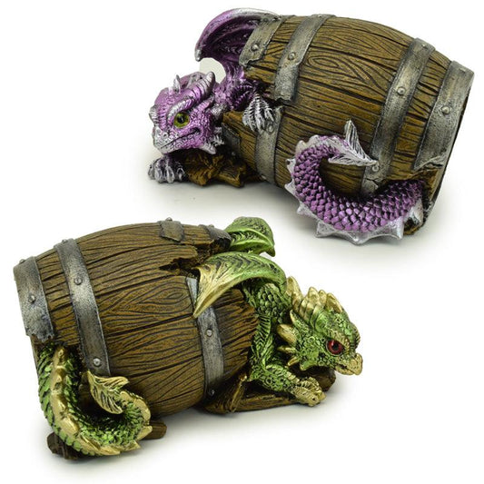 Elements Dragon Figurine - Barrel - DuvetDay.co.uk