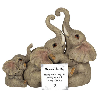Elephant Family Ornament - DuvetDay.co.uk