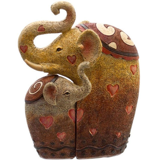 Elephants Resin Ornament - DuvetDay.co.uk