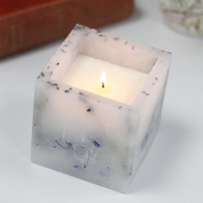 Enchanted Candle - Large Square - Lavender - DuvetDay.co.uk