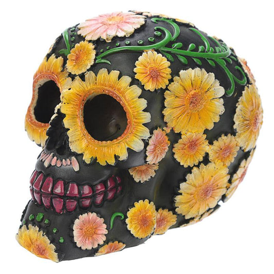 Fantasy Day of the Dead Daisy Skull - DuvetDay.co.uk