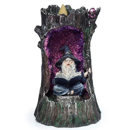 Fantasy LED Backflow Incense Burner - Wizards Crystal Cave - DuvetDay.co.uk