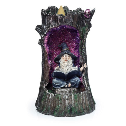Fantasy LED Backflow Incense Burner - Wizards Crystal Cave - DuvetDay.co.uk
