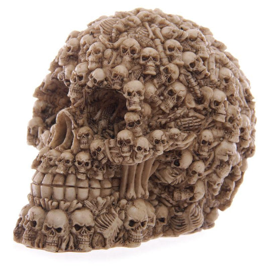 Fantasy Multiple Skulls Ornament - DuvetDay.co.uk