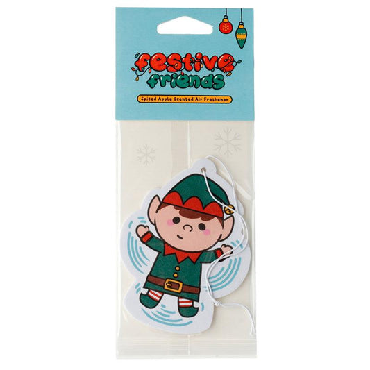 Festive Friends Spiced Apple Scented Christmas Elf Air Freshener - DuvetDay.co.uk