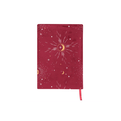 Fire Element Velvet A5 Notebook