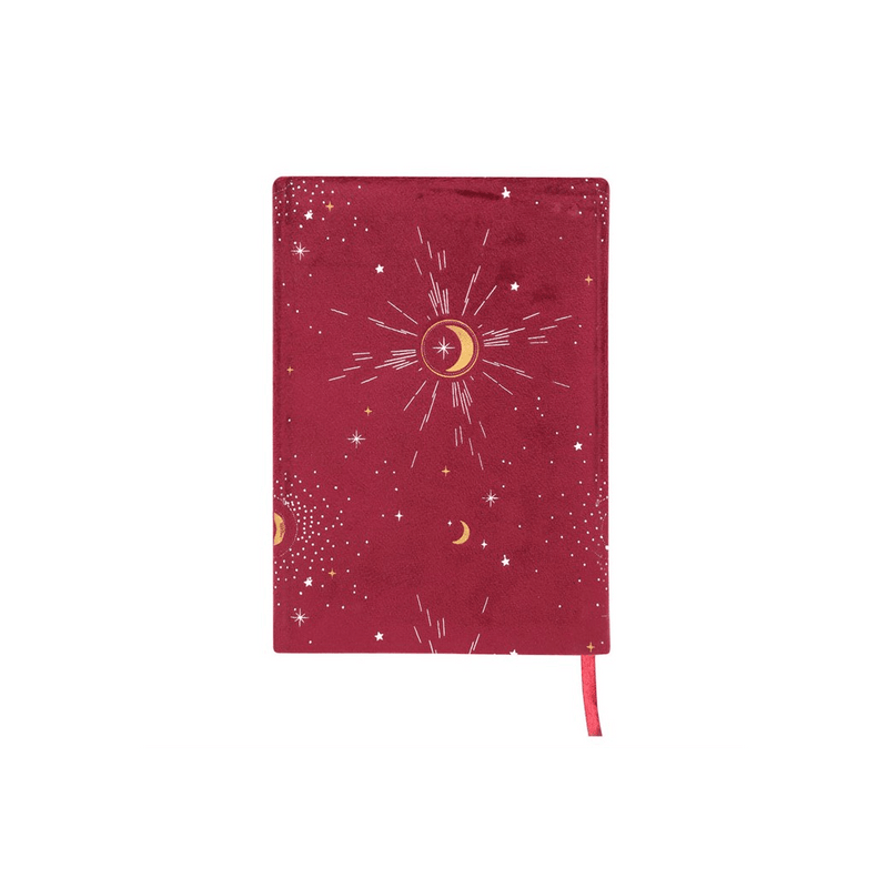 Fire Element Velvet A5 Notebook - DuvetDay.co.uk