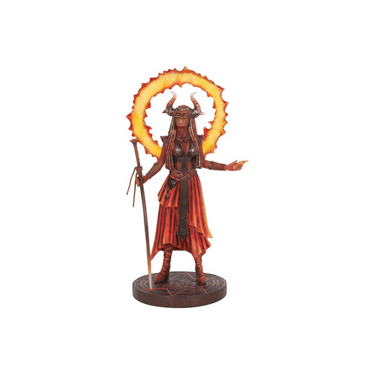 Fire Elemental Sorceress Figurine by Anne Stokes - DuvetDay.co.uk