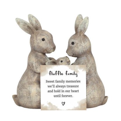 Fluffle Family Bunny Ornament - DuvetDay.co.uk
