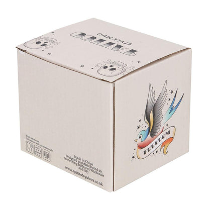 Freedom Tattoo Sparrow Mug - DuvetDay.co.uk