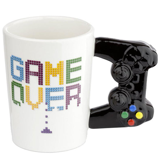 Fun Game Controller Shaped Handle Ceramic Mug