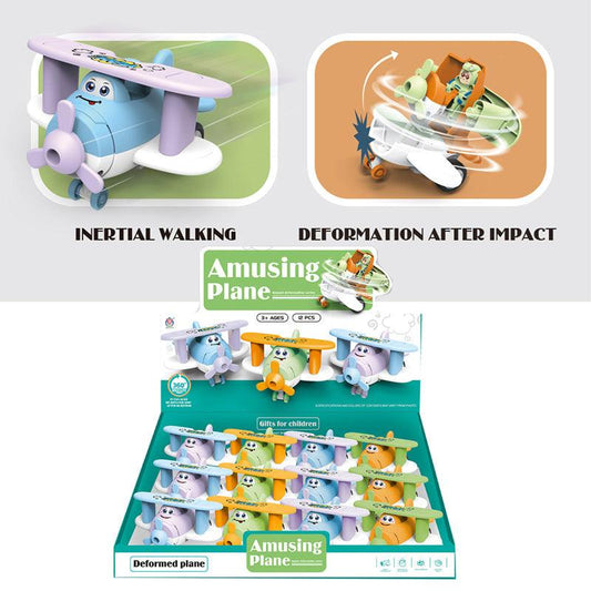 Fun Kids Bursting Aeroplane Action Toy - DuvetDay.co.uk