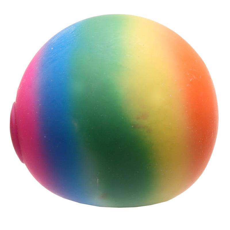 Fun Kids Rainbow Squeezy Stress Ball 9cm - DuvetDay.co.uk