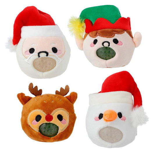 Fun Kids Squeezy Polyester Toy - Festive Friends Christmas - DuvetDay.co.uk