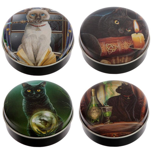 Fun Lip Balm in a Tin - Lisa Parker Magical Cats - DuvetDay.co.uk