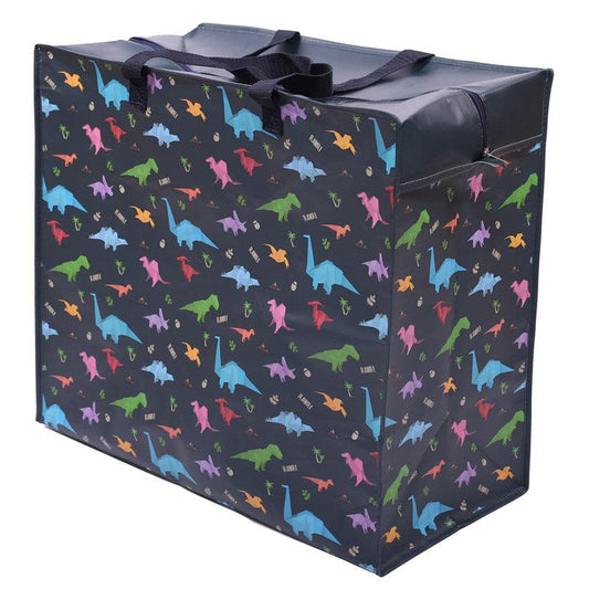 Fun Practical Laundry & Storage Bag - Dinosaur Design - DuvetDay.co.uk