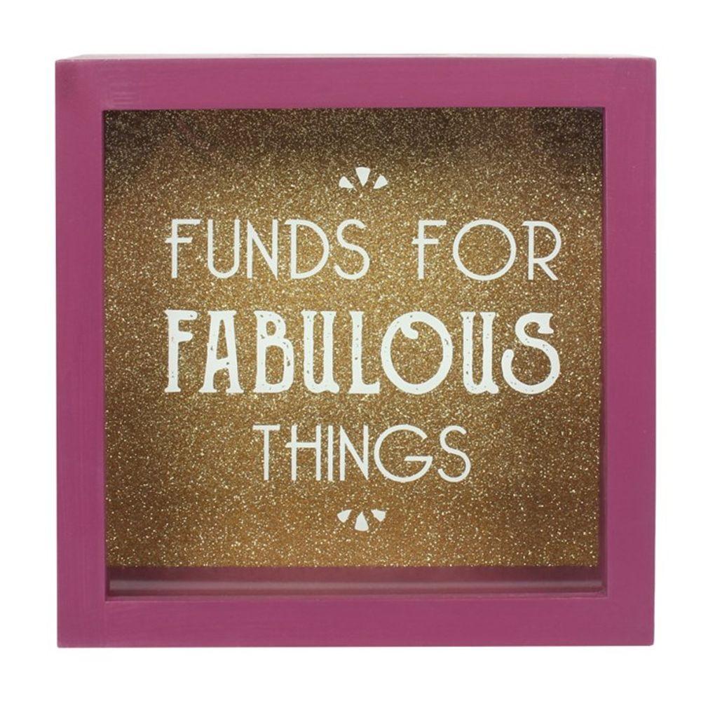 Funds For Fabulous Things Money Box - DuvetDay.co.uk