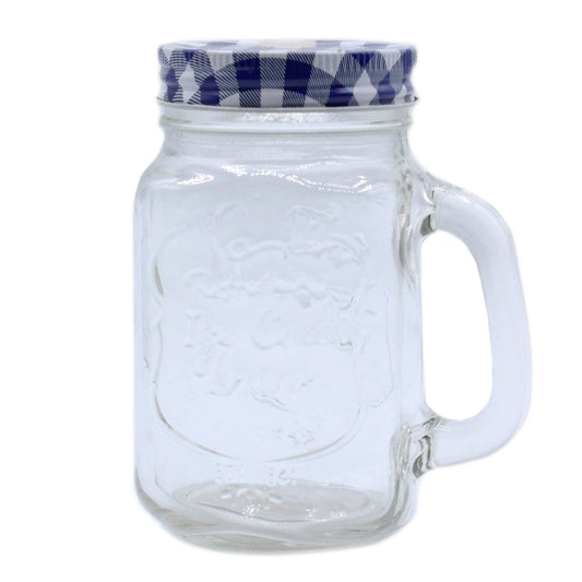 Funky Mason Jar - Ice Cold - Clear - DuvetDay.co.uk