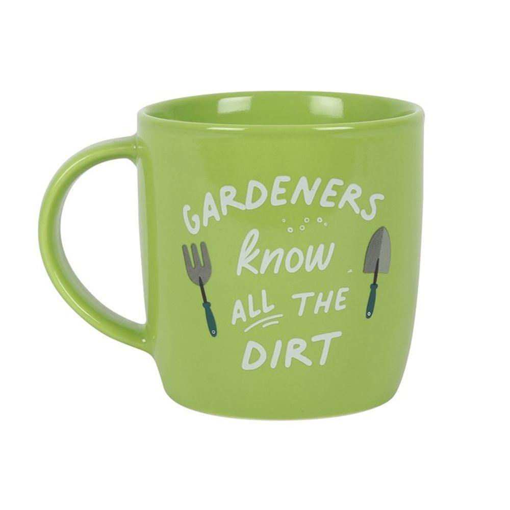 Gardeners Know All The Dirt Ceramic Mug - DuvetDay.co.uk