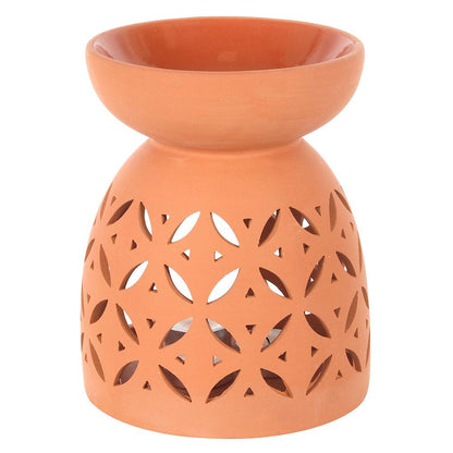 Giant Terracotta Oil Burner - DuvetDay.co.uk